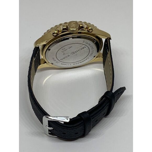 Michael Kors MK5874 Women's Leather Analog Dial Quartz Genuine Watch Watch BP611 - Picture 10 of 11